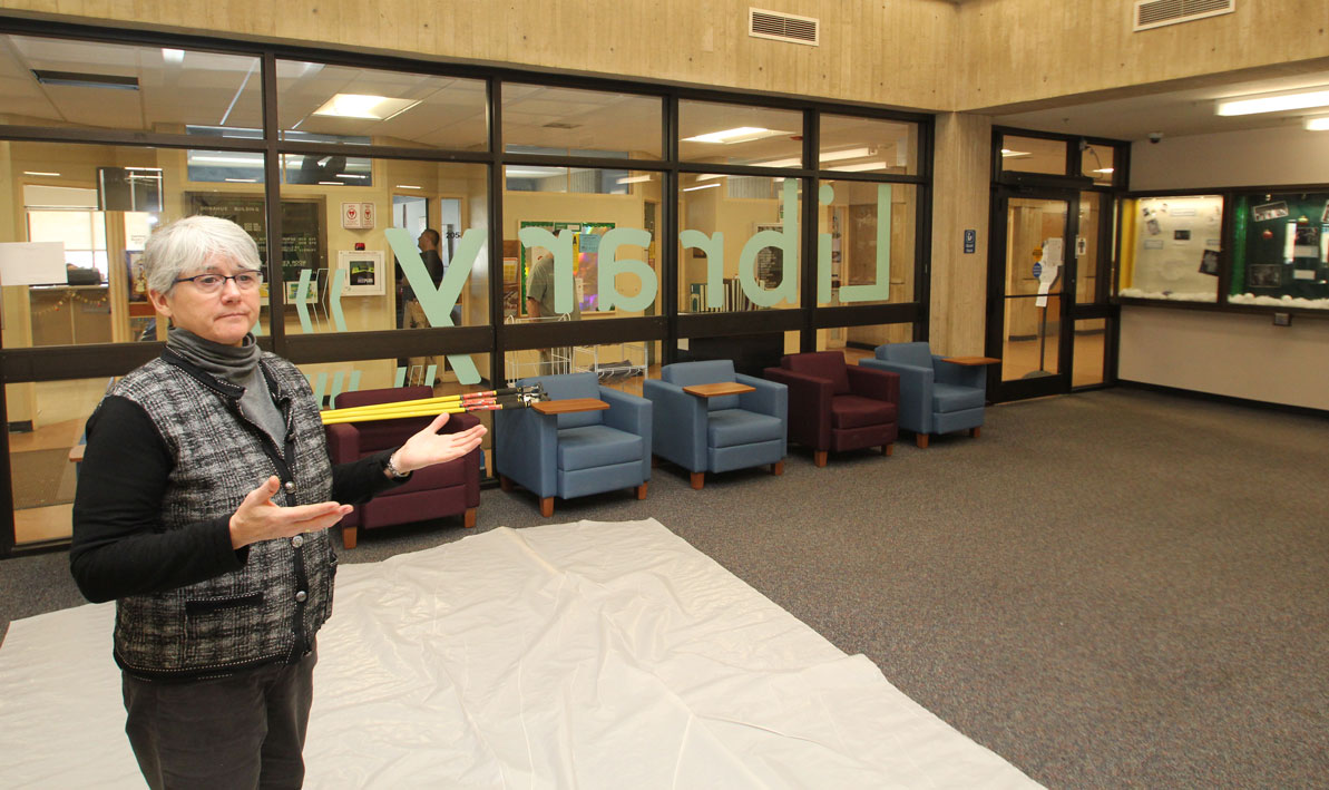 Mary Dixey, dean of Library Services, explains the changes. 