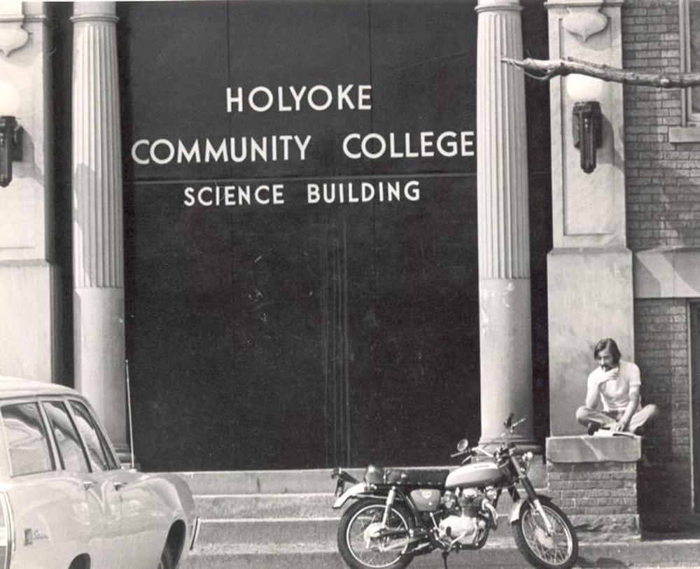 1960's photograph of the HCC science building