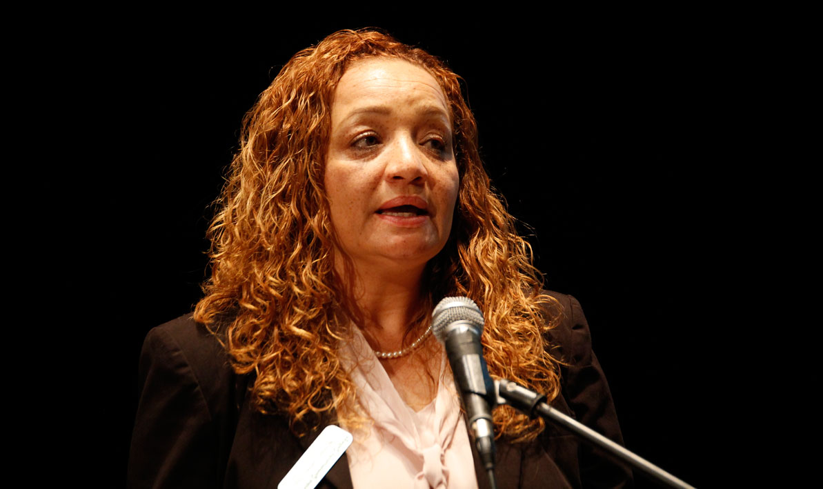 Myriam Quinones, coordinator of HCC Multicultural Academic Services, 