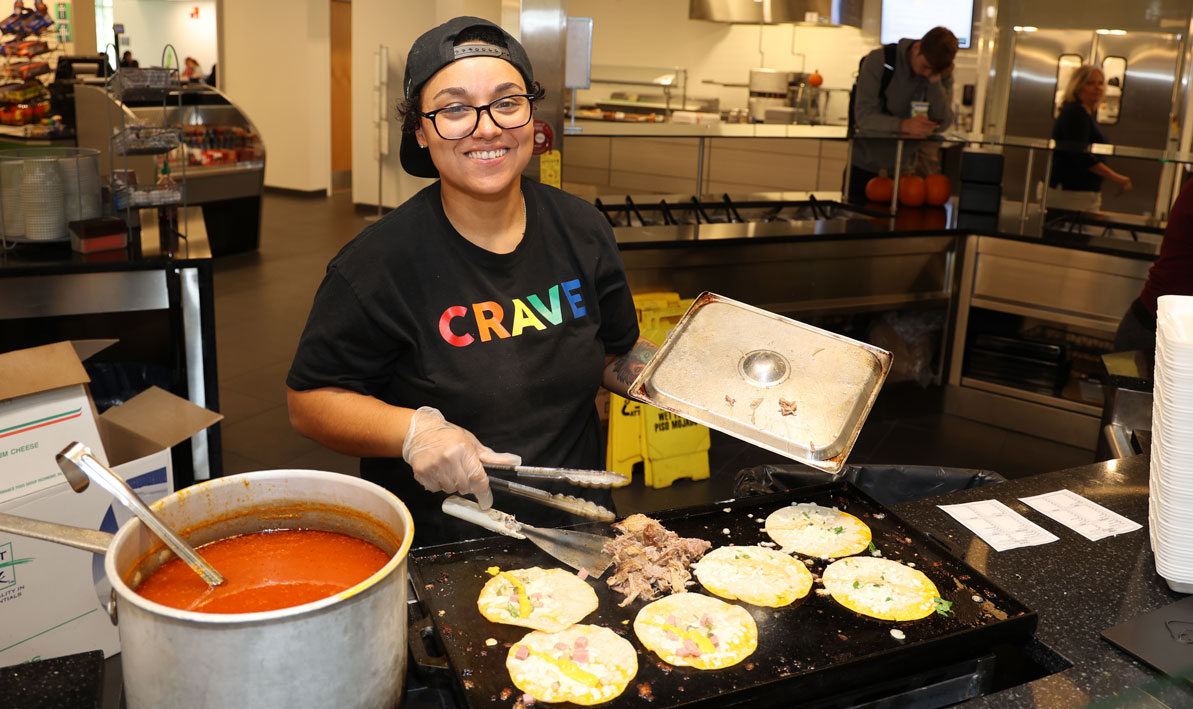 HCC alum Nicole Ortiz '21 brings her Crave cuisine to the HCC food court