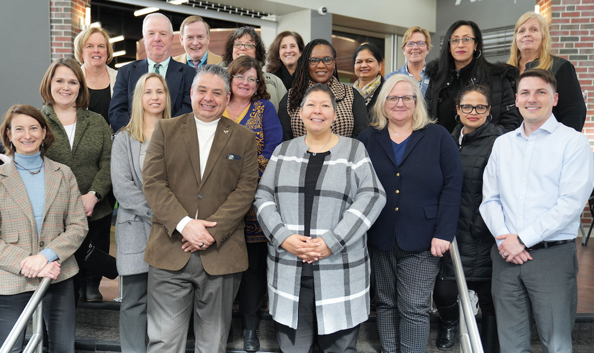 AIC and HCC faculty and staff at AIC