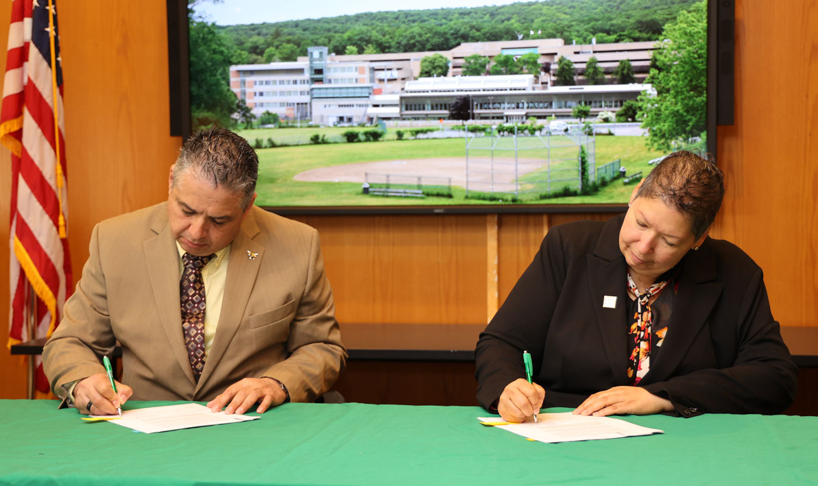 'Historic' Signing Holyoke Community College