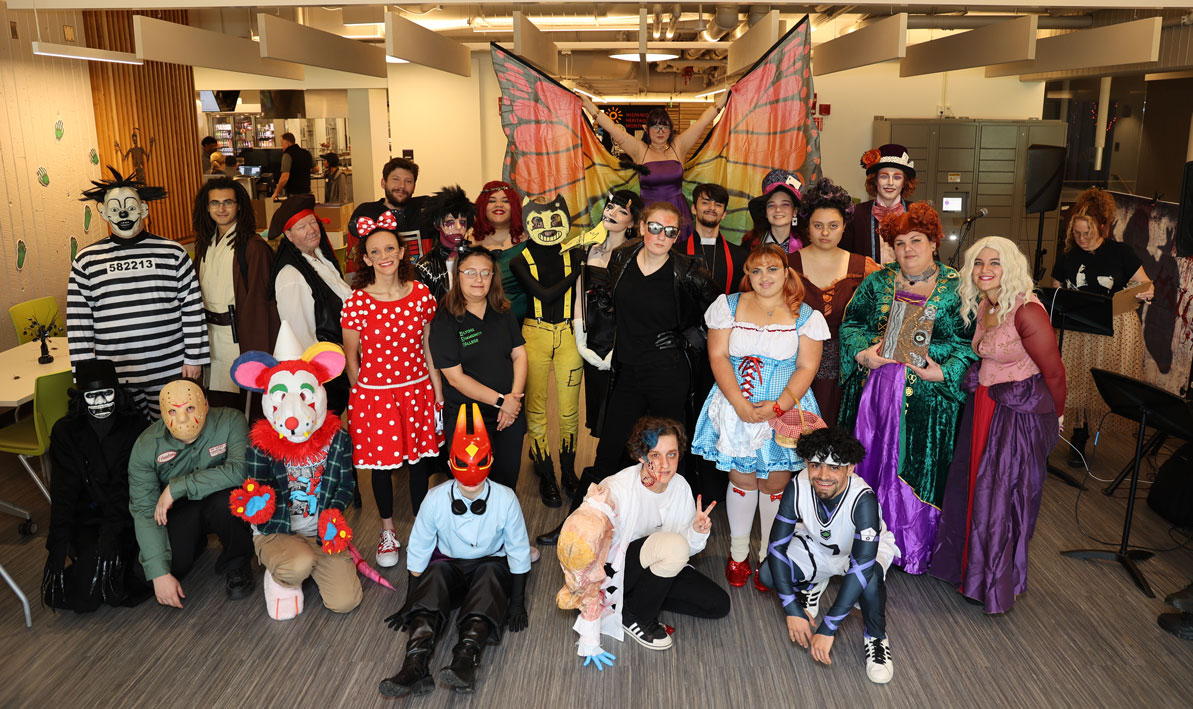 HCC Halloween costume contestants