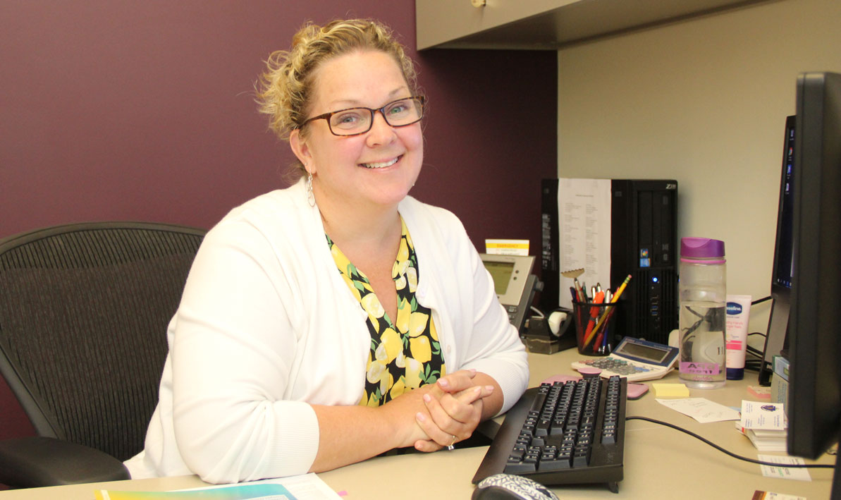 Julie Phillips of Westfield is HCC's new coordinator of Alumni Relations and Annual Giving.