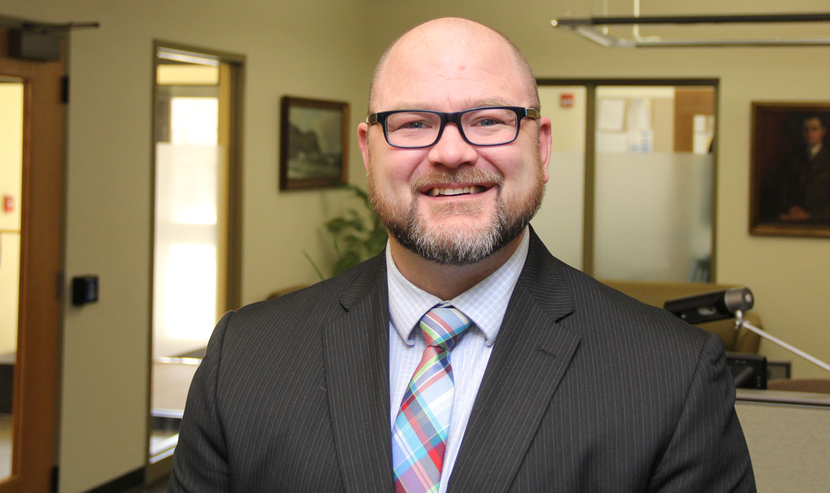 Patrick Carpenter is HCC's new director of Institutional Advancement. 