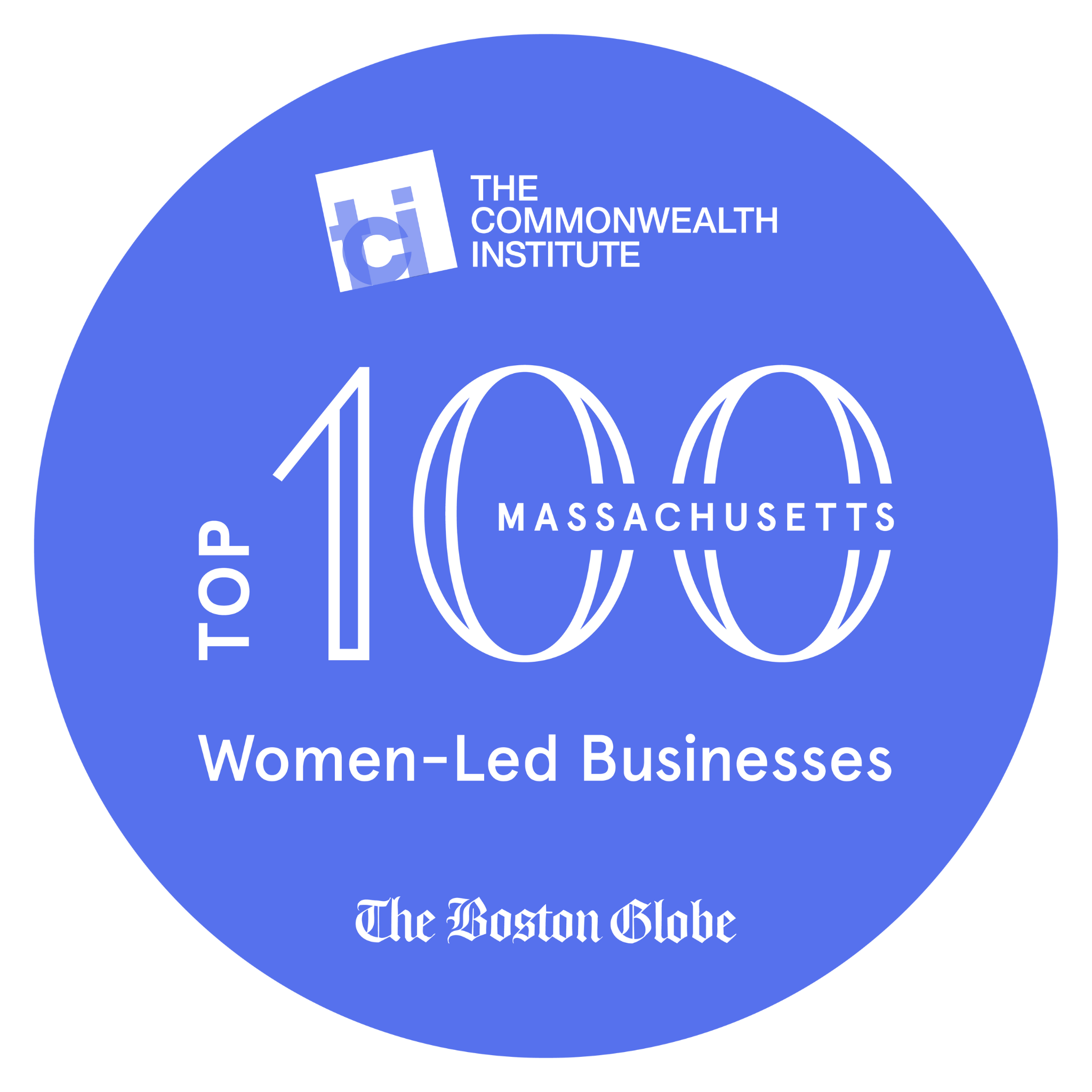 Top 100 Women Led Businesses logo