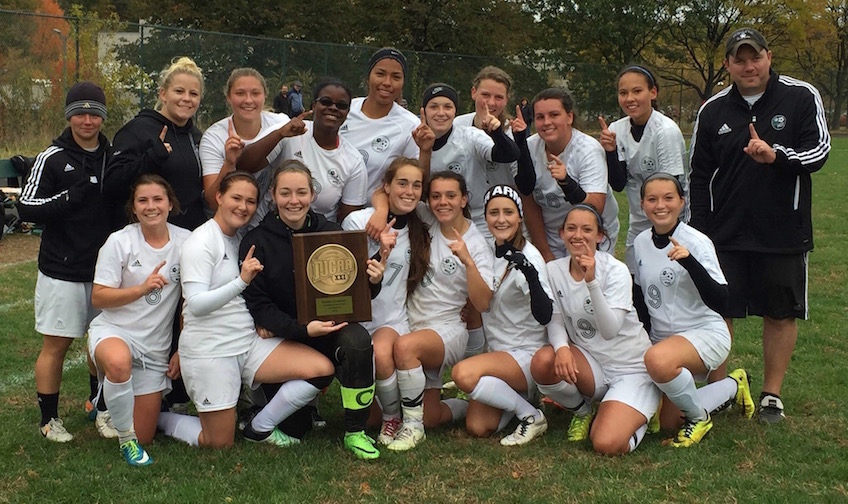 Women's soccer 2015 NE champs