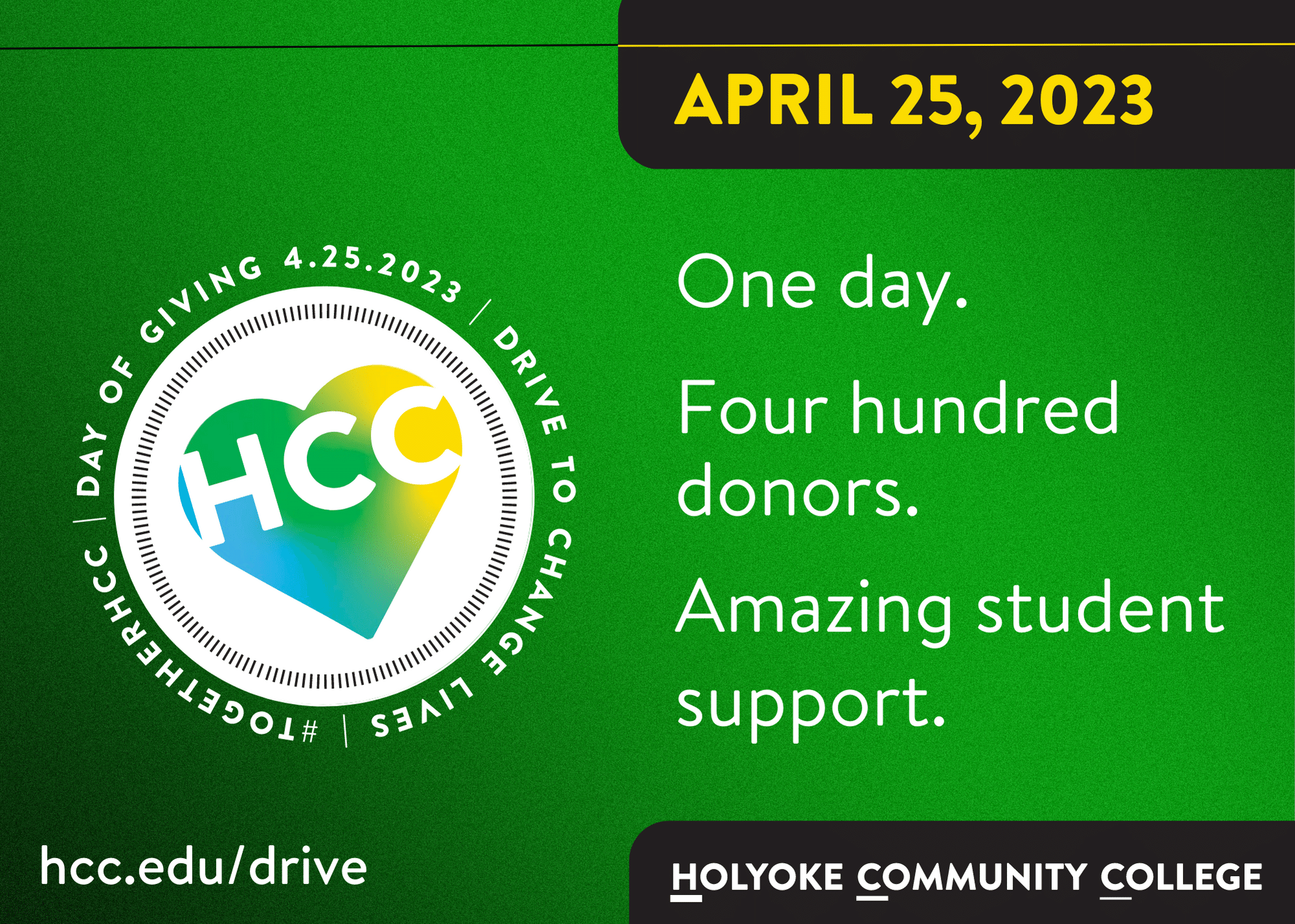 HCC Drive to Change Lives logo