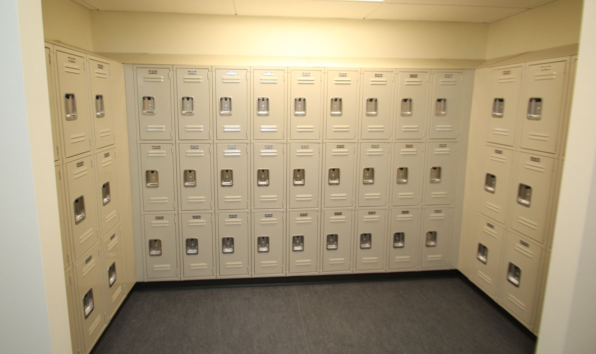 second floor lockers