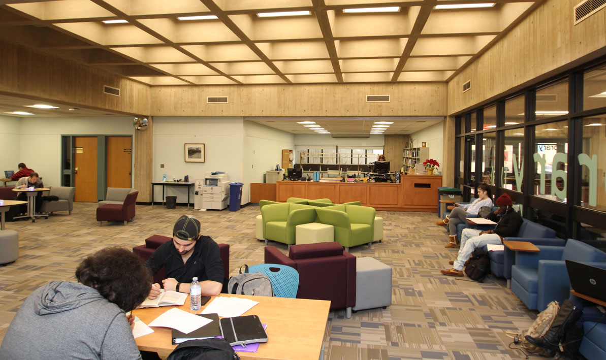 The new HCC Library lobby