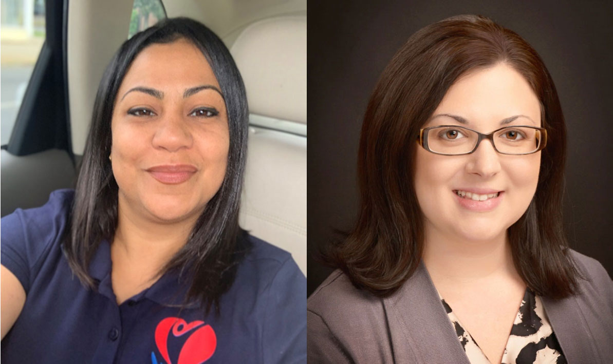Luz Lopez and Annmarie Golden