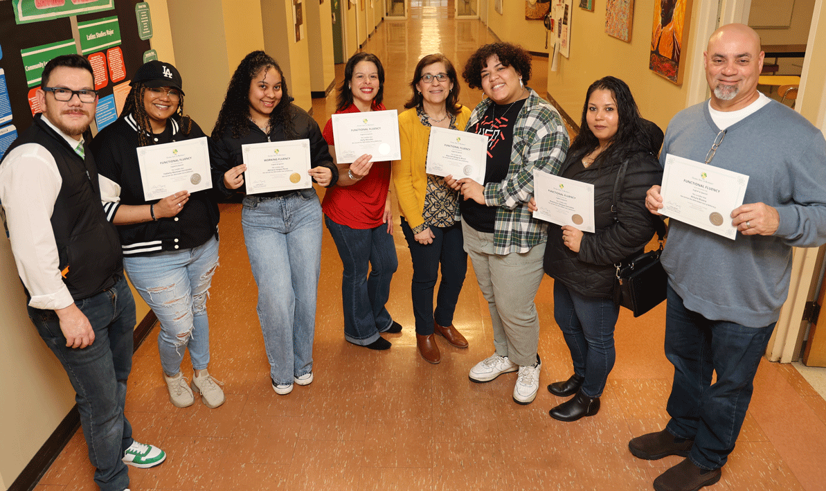 Spanish for Heritage Speakers students and staff