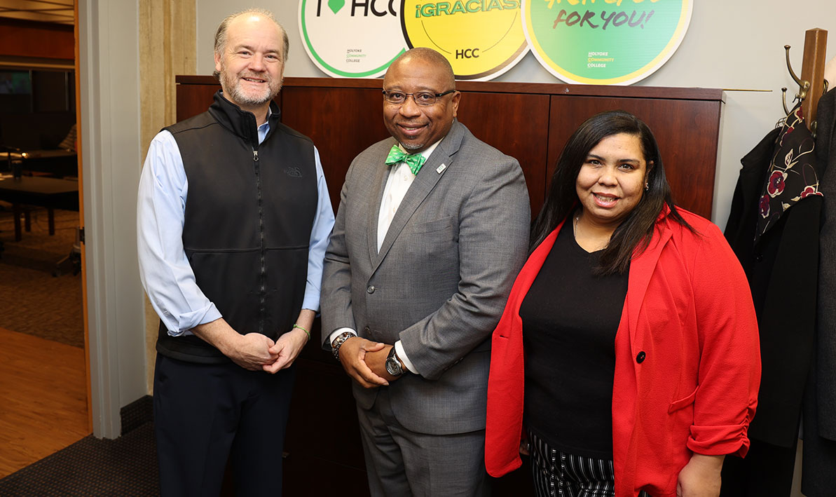 HCC alumni on board of trustees with President Timmons