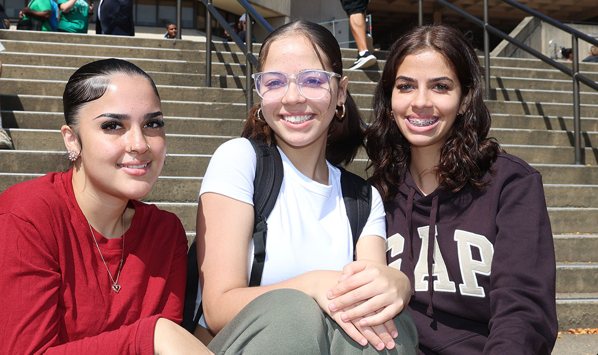 Happy HCC students
