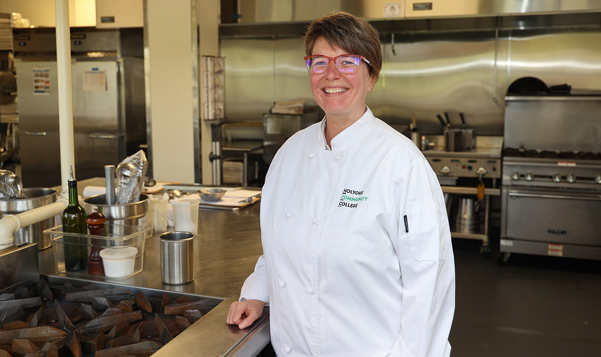 Tiffany Mackey in the CAI kitchen