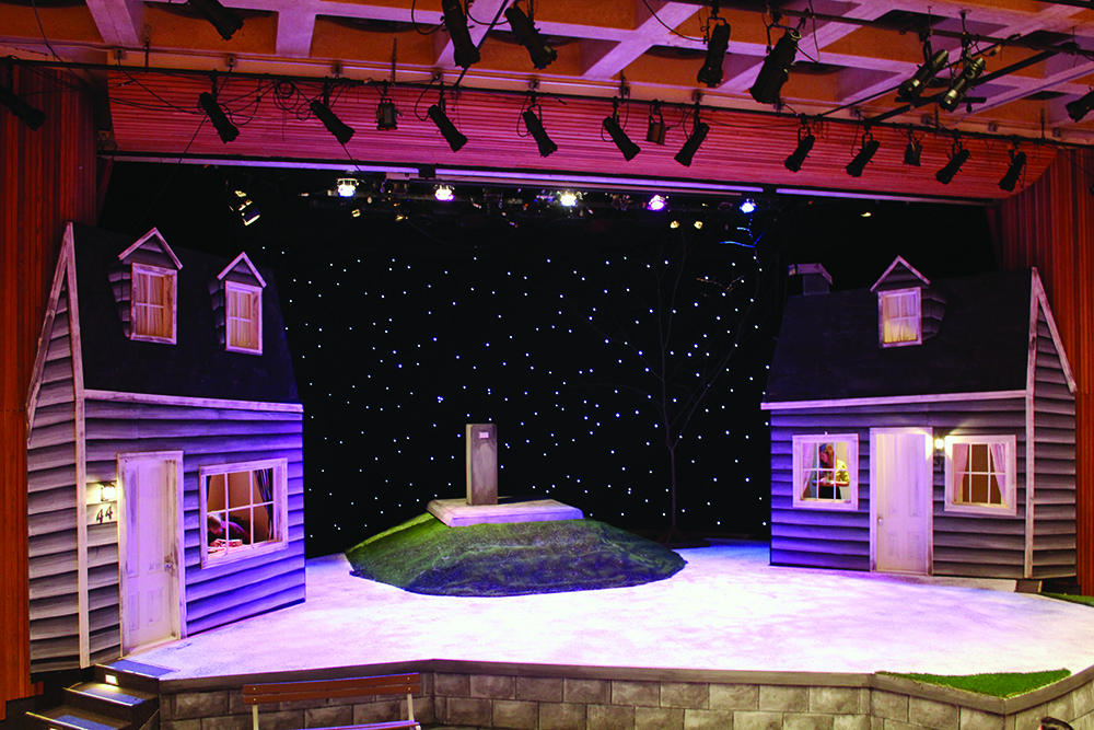 A theater set